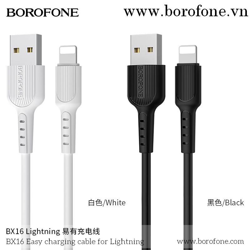 BOROFONE - Dây Cáp Sạc BX16 - Cổng Lightning