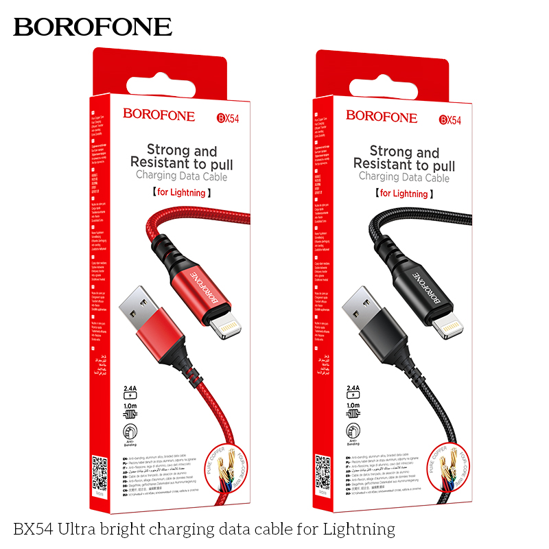 Cáp sạc Brofone BX54 iP (đã đóng gói)