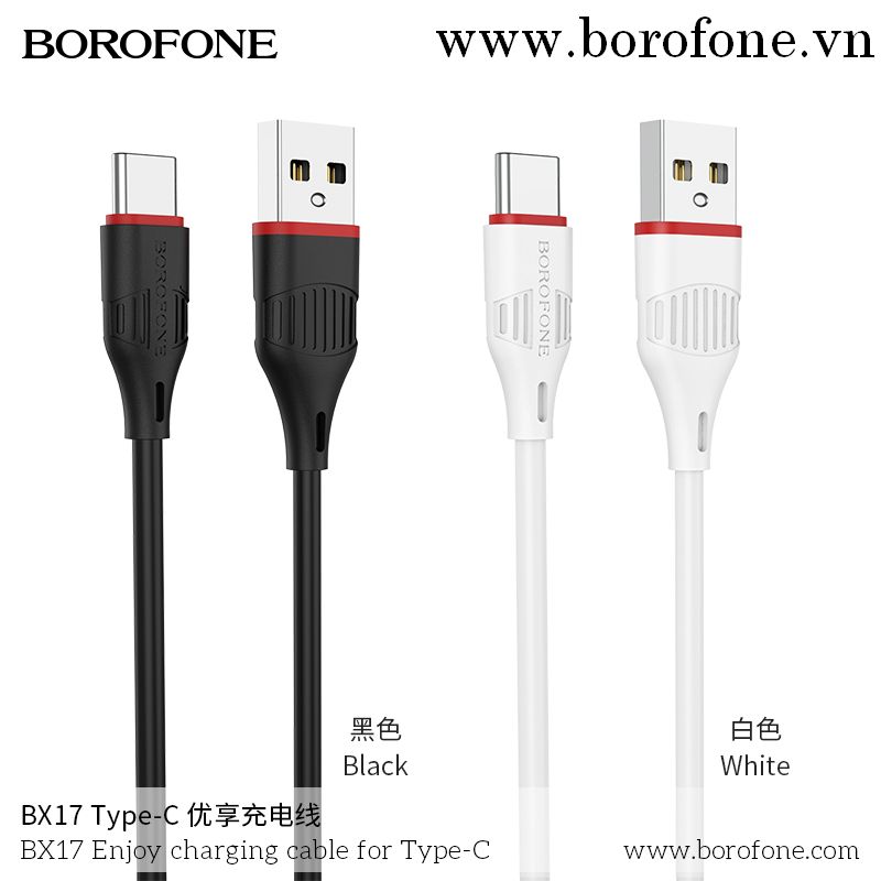 Cáp USB sang USB-C BX17 Tận hưởng - type c