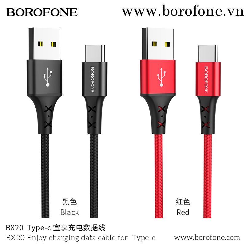 Cáp USB sang USB-C BX20 Tận hưởng type c