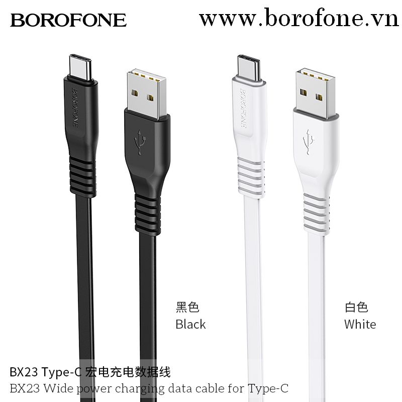 Cáp USB sang USB-C BX23 Nguồn điện rộng - type c