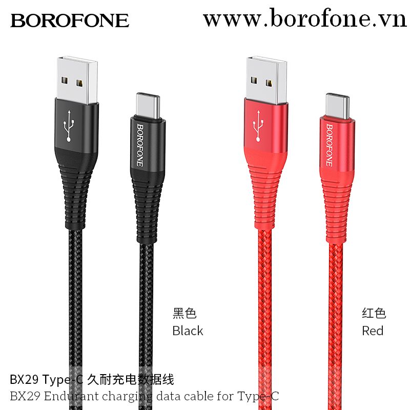 Cáp USB sang USB-C BX29 Endurant -type c