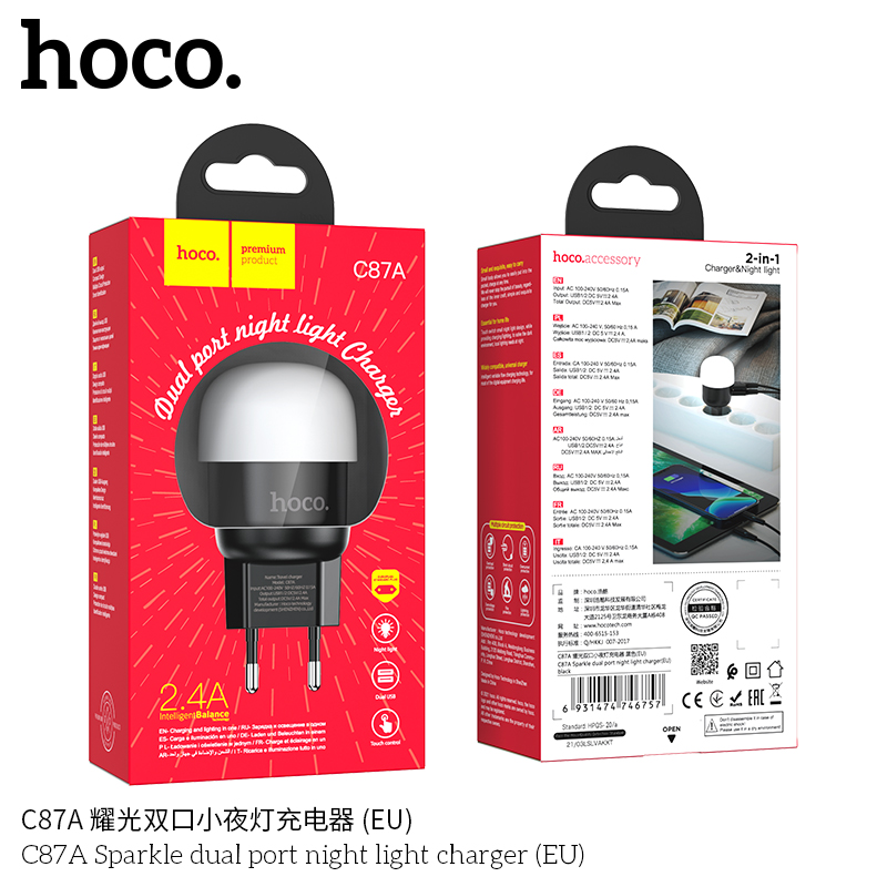 CÓC SẠC HOCO C87A