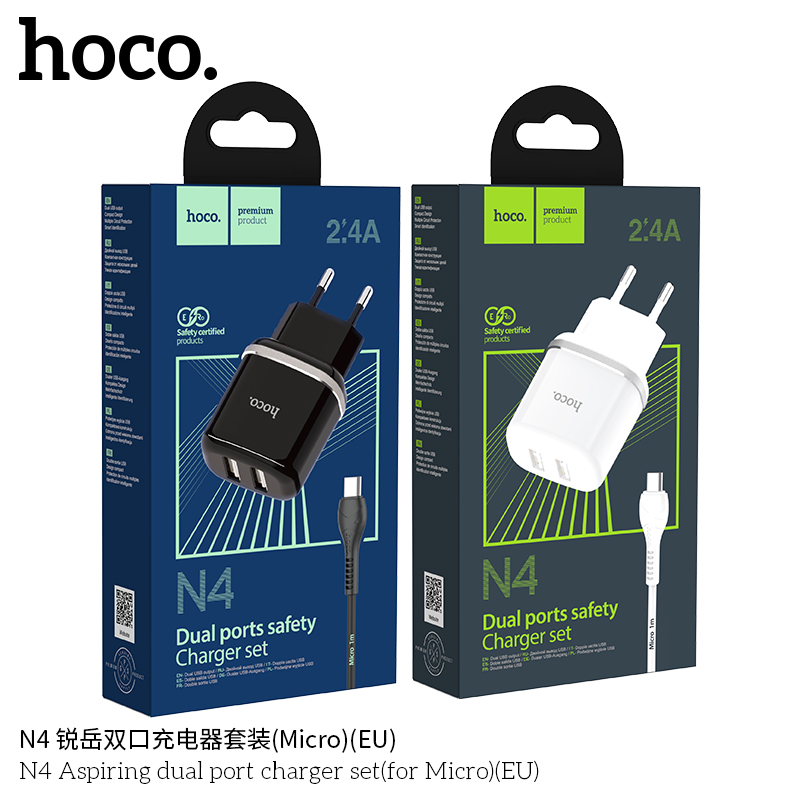 BỘ CÓC KÈM SẠC HOCO N4 MICRO