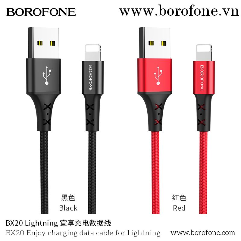 Dây Cáp Sạc BOROFONE BX20 - Cổng Lightning