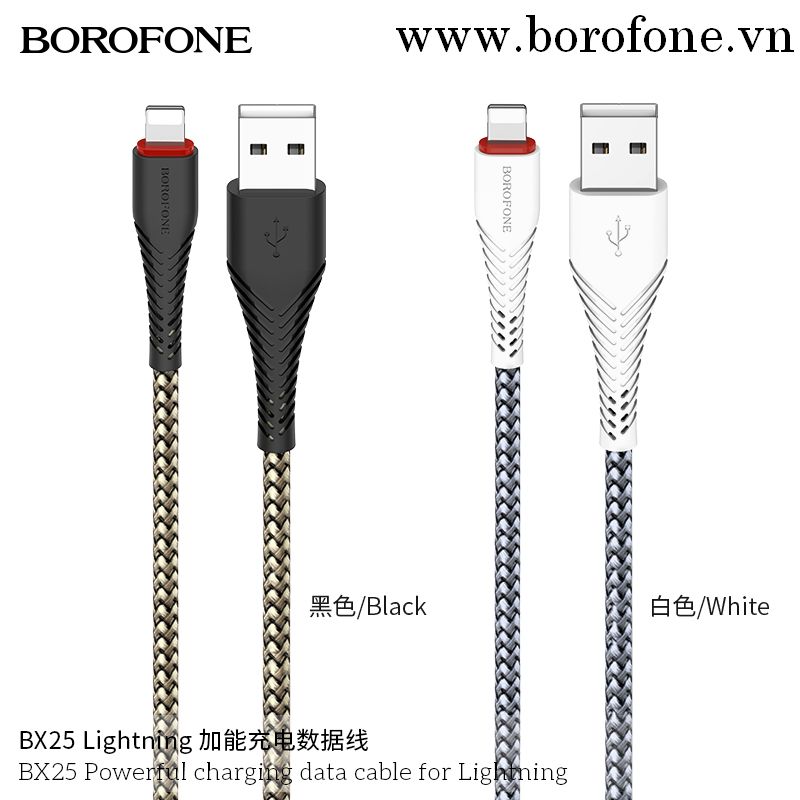 Dây Cáp Sạc BOROFONE BX25 - Cổng Lightning