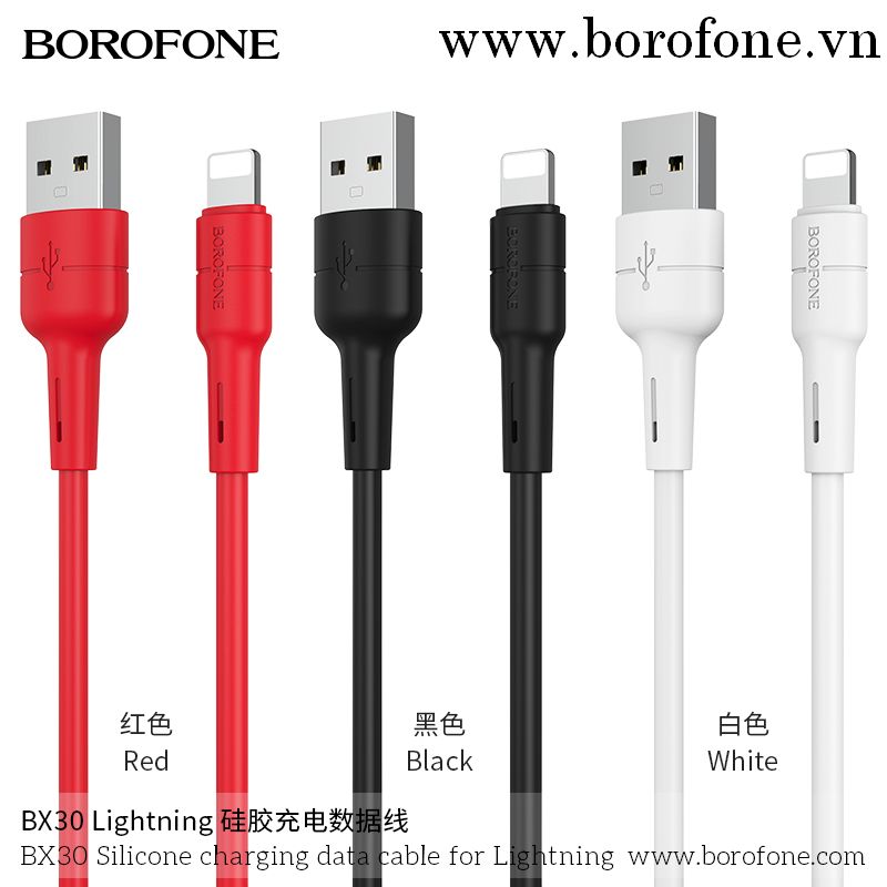 Dây Cáp Sạc BOROFONE BX30, Cổng Lightning